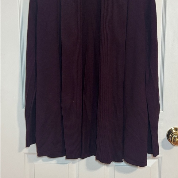 Reitmans Deep Plum Open Cardigan, - Picture 3 of 6